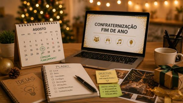 Confraternização de fim de ano: por que agosto é o melhor momento para começar o planejamento