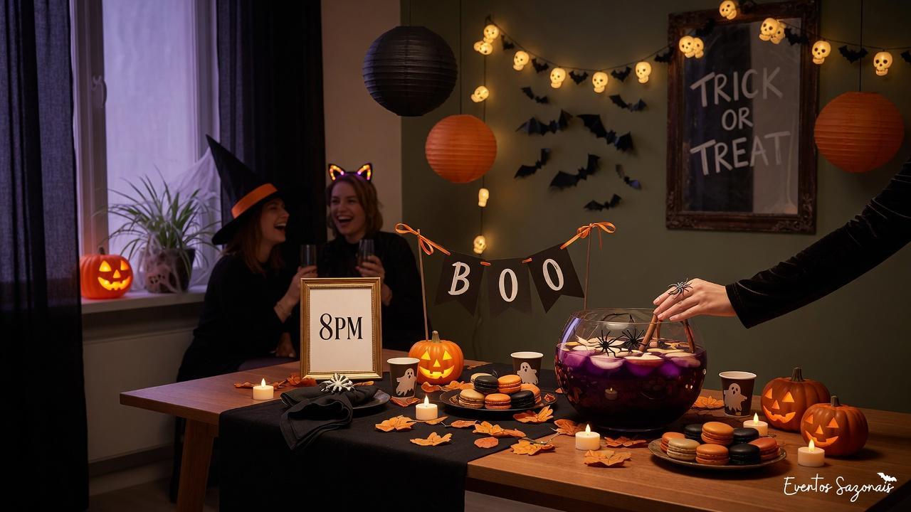 Halloween chegando: como organizar uma festa assustadora, divertida e sem exageros